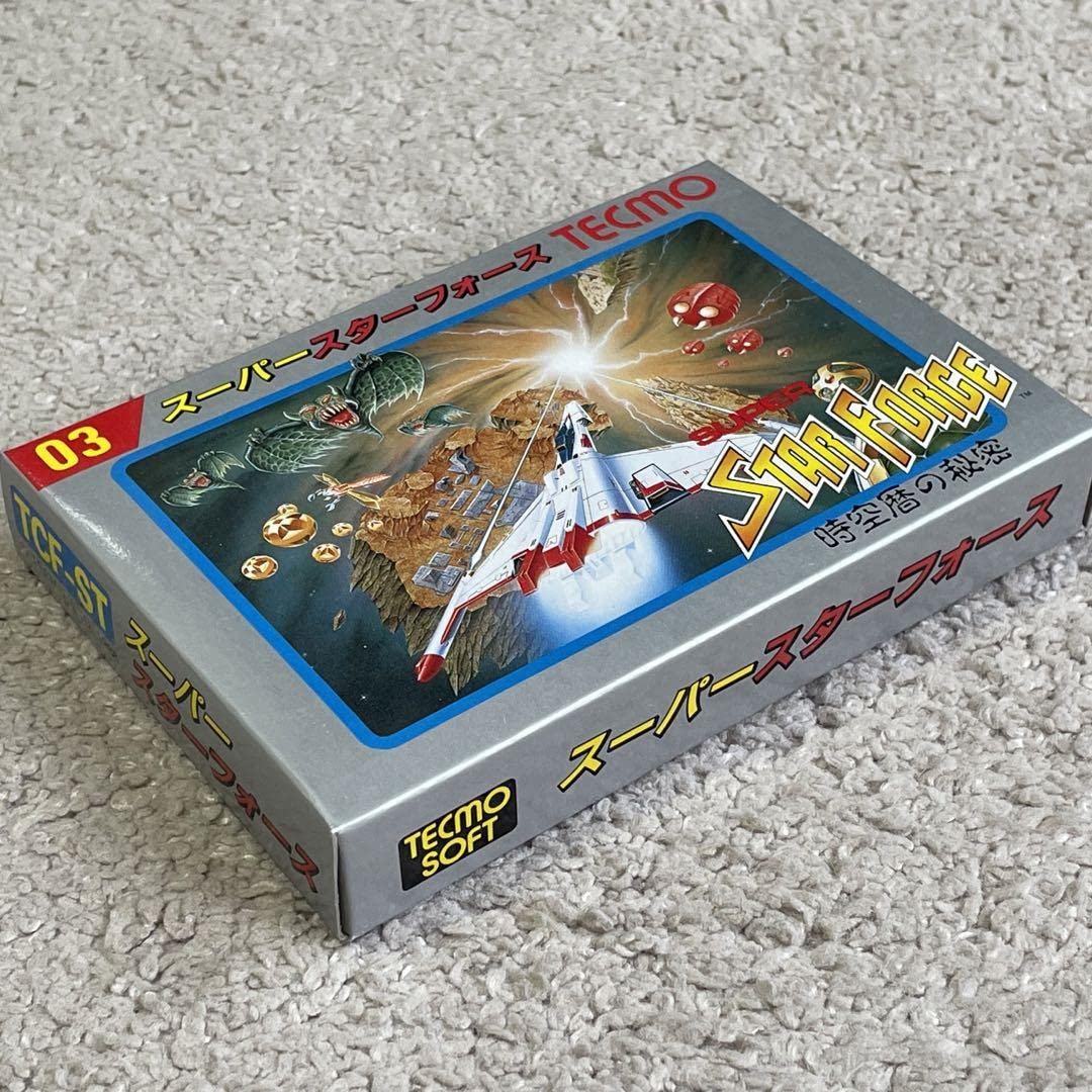 送料無料】スーパースターフォース ファミコン ソフト 箱付き TECMO